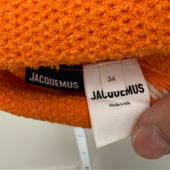 Jacquemus - La Jupe Sorbetto toweling miniskirt size 34 - Picture 4 of 6